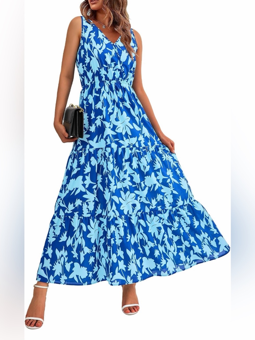 A563 BTFBM Summer Dresses Casual Sleeveless Lorry Maxi